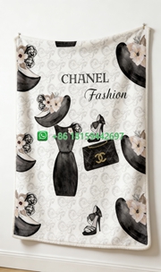 Chanel Throw Blankets